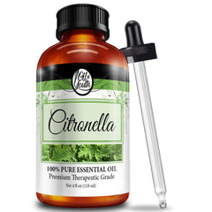 4 oz bottle of Oil of Youth Citronella Essential Oil with dropper