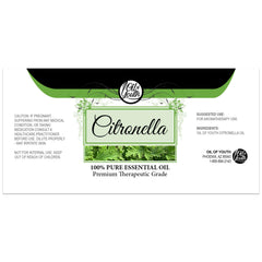 Citronella essential oil suitable for diffusers and aromatherapy