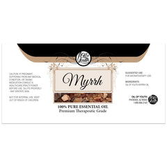 Packaging for Oil of Youth Myrrh Essential Oil 4oz