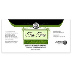 Proudly bottled in the USA Tea Tree Essential Oil with dropper