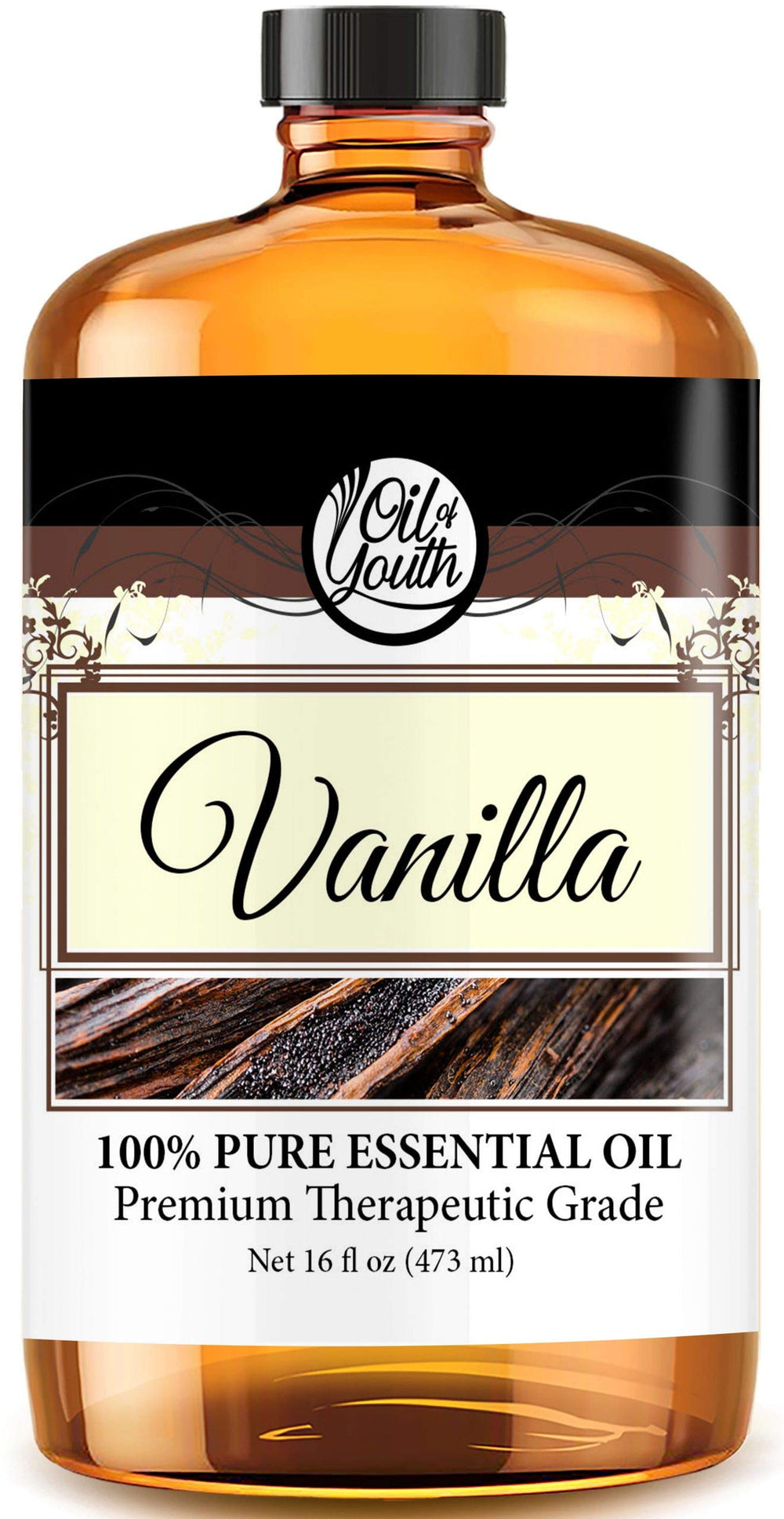 Oil of Youth Vanilla Essential Oil 16oz bulk bottle