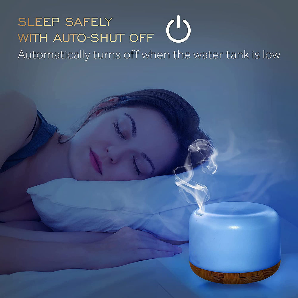 Oil diffuser auto-off feature