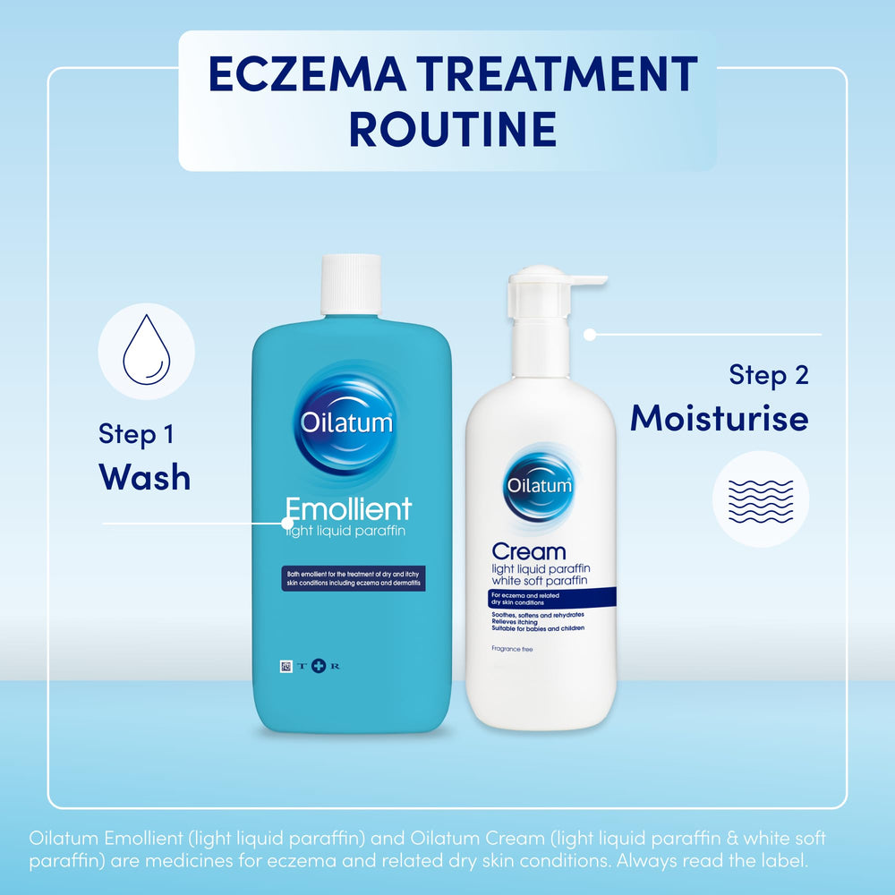 Oilatum Emollient 500ml – packaging information label