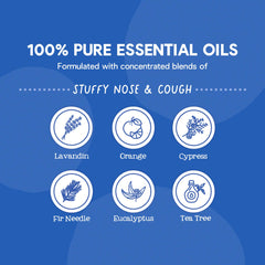 Applying Oilogic vapor chest rub to baby's chest