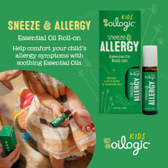 Back label with ingredients and warnings on Oilogic roll-on