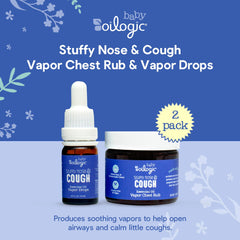 Oilogic Stuffy Nose & Cough Vapor Drops for Baby