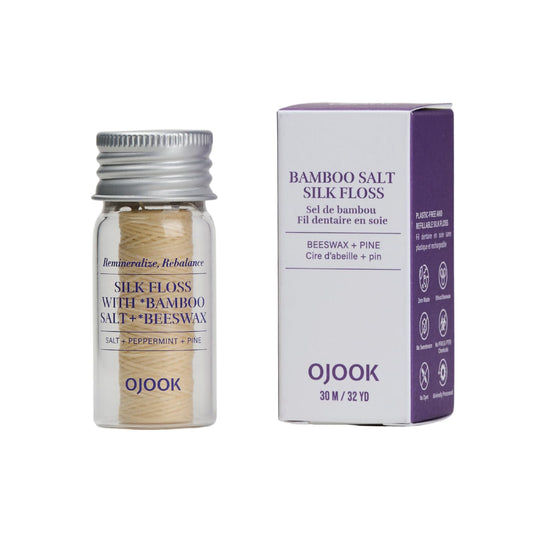 OJOOK Bamboo Salt Silk Floss Pine Flavor spool - angle 1