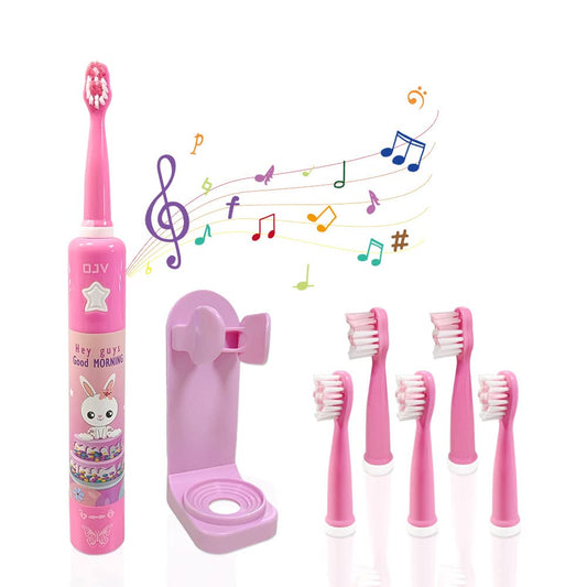 OJV 8620 Pink Musical Kids Toothbrush front view