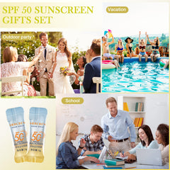 Okerker summer party scene showing convenient sun protection.