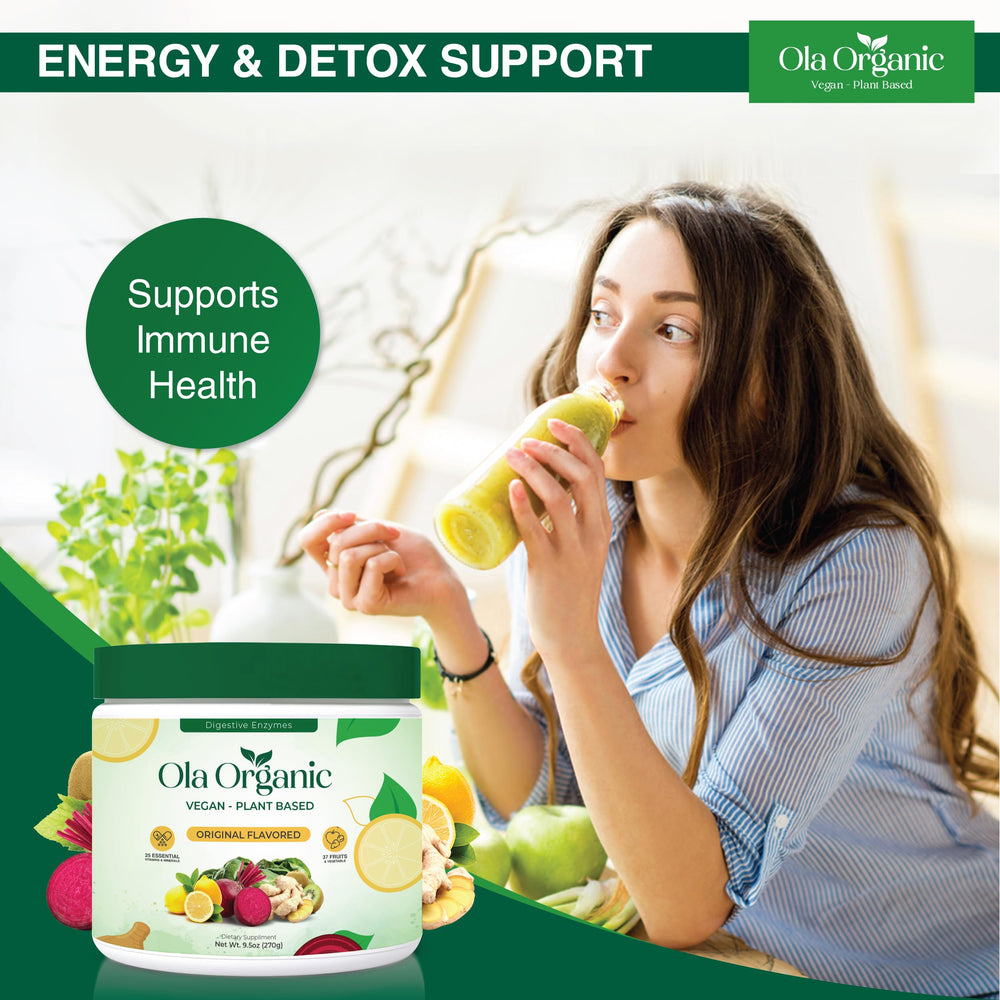 Ideas for using Ola Organic Greens in smoothies and recipes