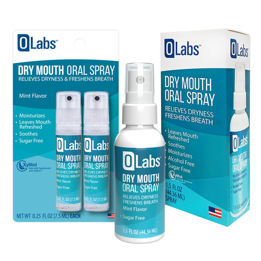 OLabs Dry Mouth Spray mint 1.5 oz bottle