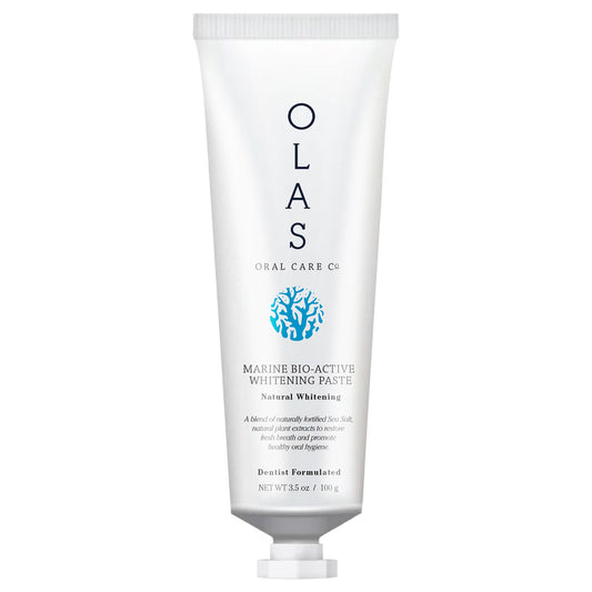 OLAS Marine Bio-Active Toothpaste tube on white background