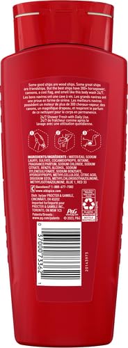 Old Spice Red Collection shower-foam delivers rich cleansing texture with a sea-inspired fragrance.