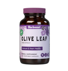 BlueBonnet Olive Leaf Herb Extract bottle with label