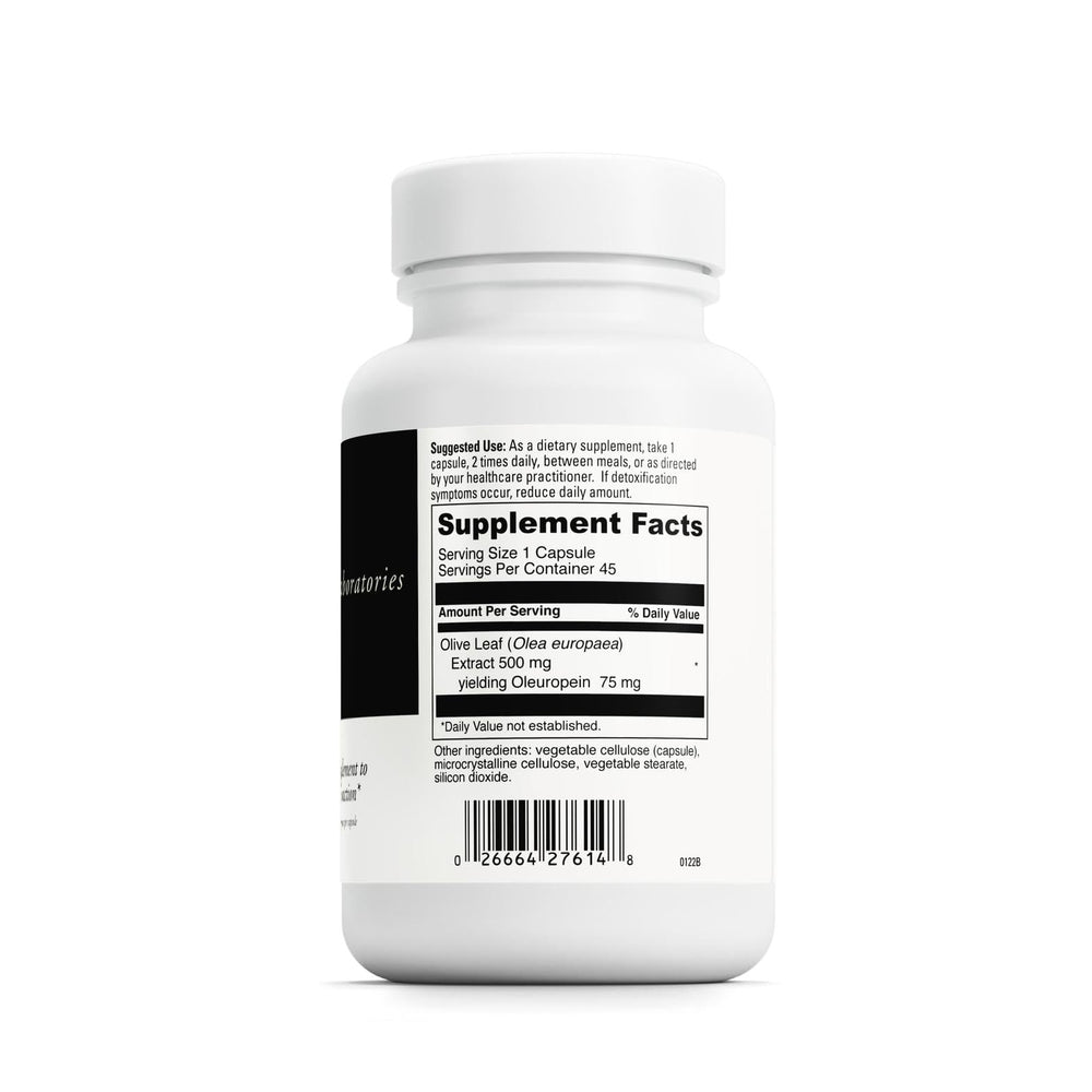 Olive leaf extract 500mg with 15% Oleuropein standardization