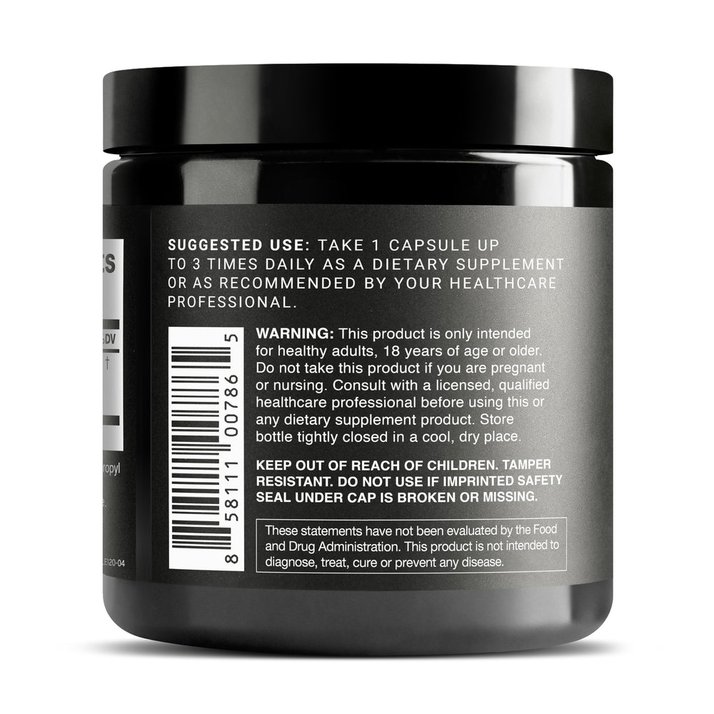 Label indicating 50% oleuropein content