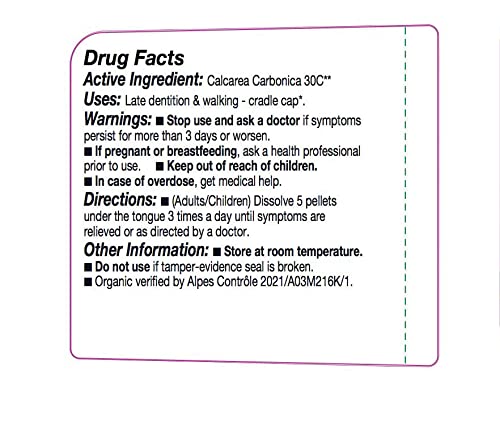 OLLOIS Calcarea Carbonica back view showing packaging