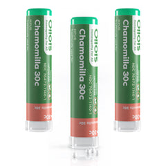 OLLOIS Chamomilla 30C Organic homeopathic medicine bottle label