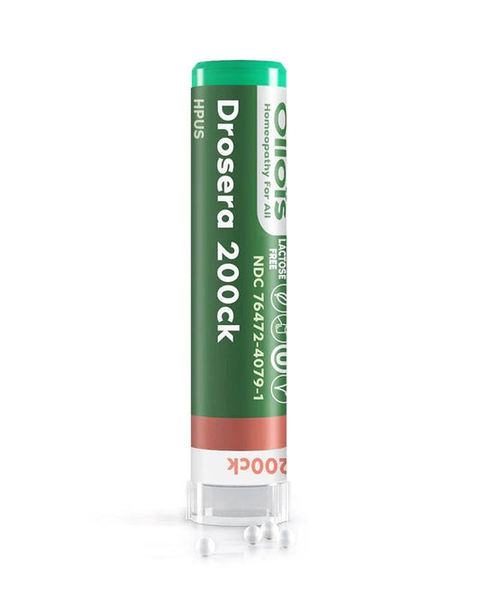 OLLOIS Drosera 200ck Organic Homeopathic Medicine bottle with 80 pellets, Pack of 1