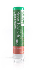 OLLOIS Hepar Sulphuris Calcareum 30c organic lactose-free homeopathic medicine 80 pellets tube