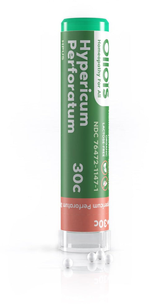 Front view of OLLOIS Hypericum Perforatum 30C packaging