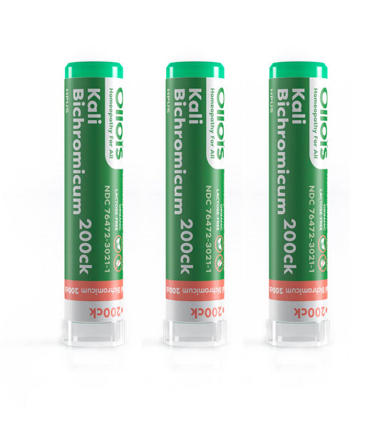 OLLOIS Kali Bichromicum 200ck bottle label with product name