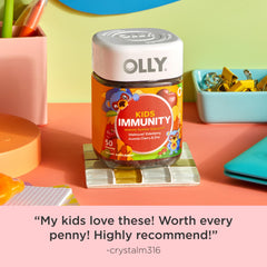 Elderberry component featured on OLLY Immunity Gummy