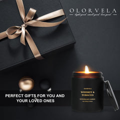 olorvela soy-wax candle delivers clean burn and steady fragrance