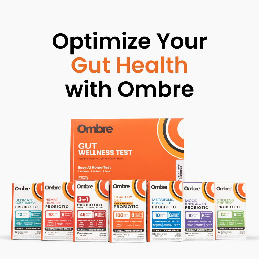 Lifestyle image of adults benefiting from gut health with Ombre probiotic