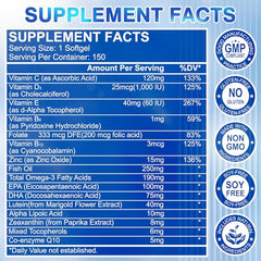 Omega-3 and CoQ10 supporting retinal cells and energy