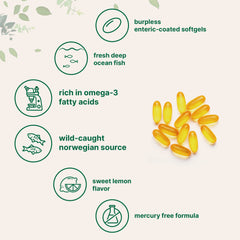 Wild-caught Norwegian ocean source for omega-3 fish oil