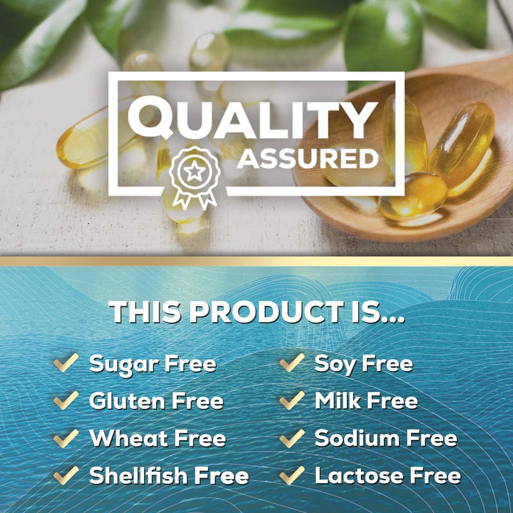 Non-GMO ingredients for Omega-3 Fish Oil 2400 mg