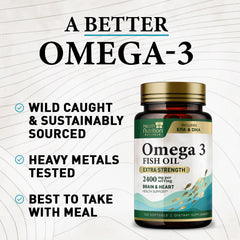 Purification process for Omega-3 Fish Oil 2400 mg