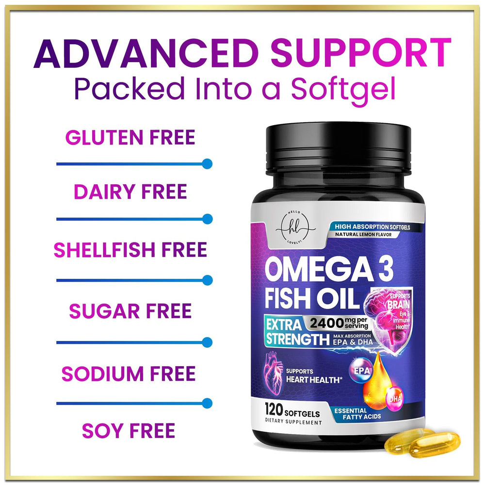Recommended usage for Omega-3 Fish Oil 2400mg