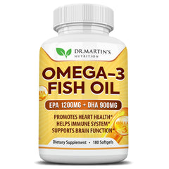 Bottle of Omega 3 Fish Oil 3750mg triple-strength