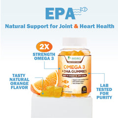 Joint comfort support from EPA in Omega 3 gummies