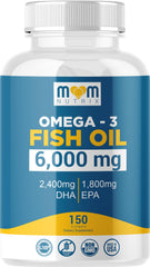 MOM NUTRIX Omega-3 Fish Oil bottle – 150 softgels with Maximum EPA/DHA
