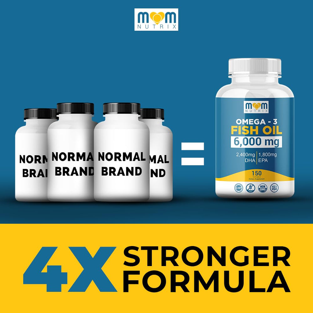 Burpless formula label with no fishy aftertaste