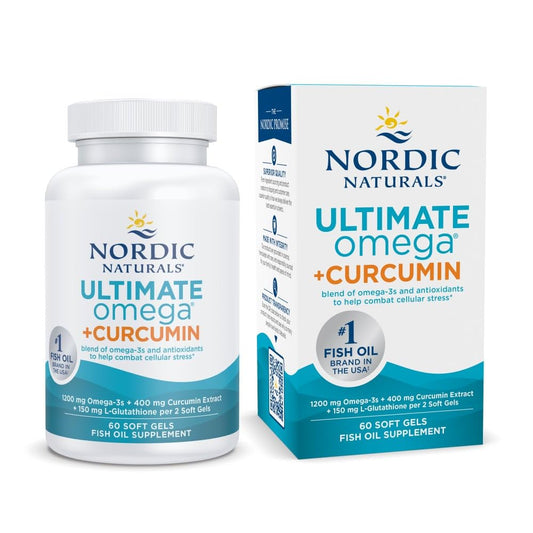 Nordic Naturals Omega Curcumin Lemon bottle front