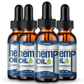 Four-pack CHANUB4ITO Omega oil drops bottle - organic high potency