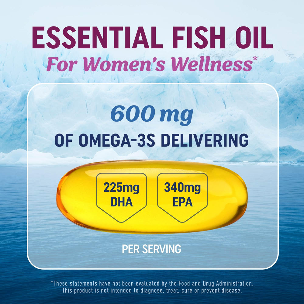 Evening primrose oil supplement bottle for women (800mg)