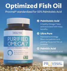 Purified Omega-7 oil drop close-up