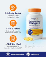 Highlight of high EPA and DHA content in OmegaVia omega-3