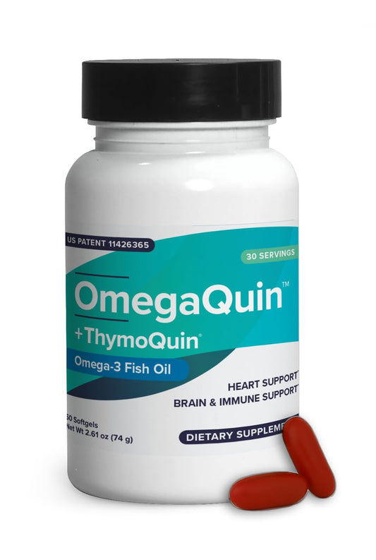OmegaQuin bottle front view