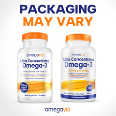 OmegaVia Brain-Skin-Eye Support Omega3 promotes everyday vitality and comfort