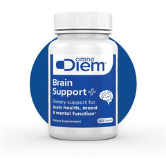 Omne Diem Brain Support bottle on white background