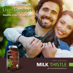 Pure organic milk thistle extract with 50% more silymarin