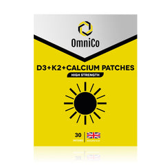 OmniCo D3 + K2 Calcium Patches box front view