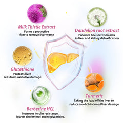 Glutathione and curcumin in liver support supplement