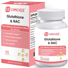 Hero image for OMOGS Glutathione & NAC supplement
